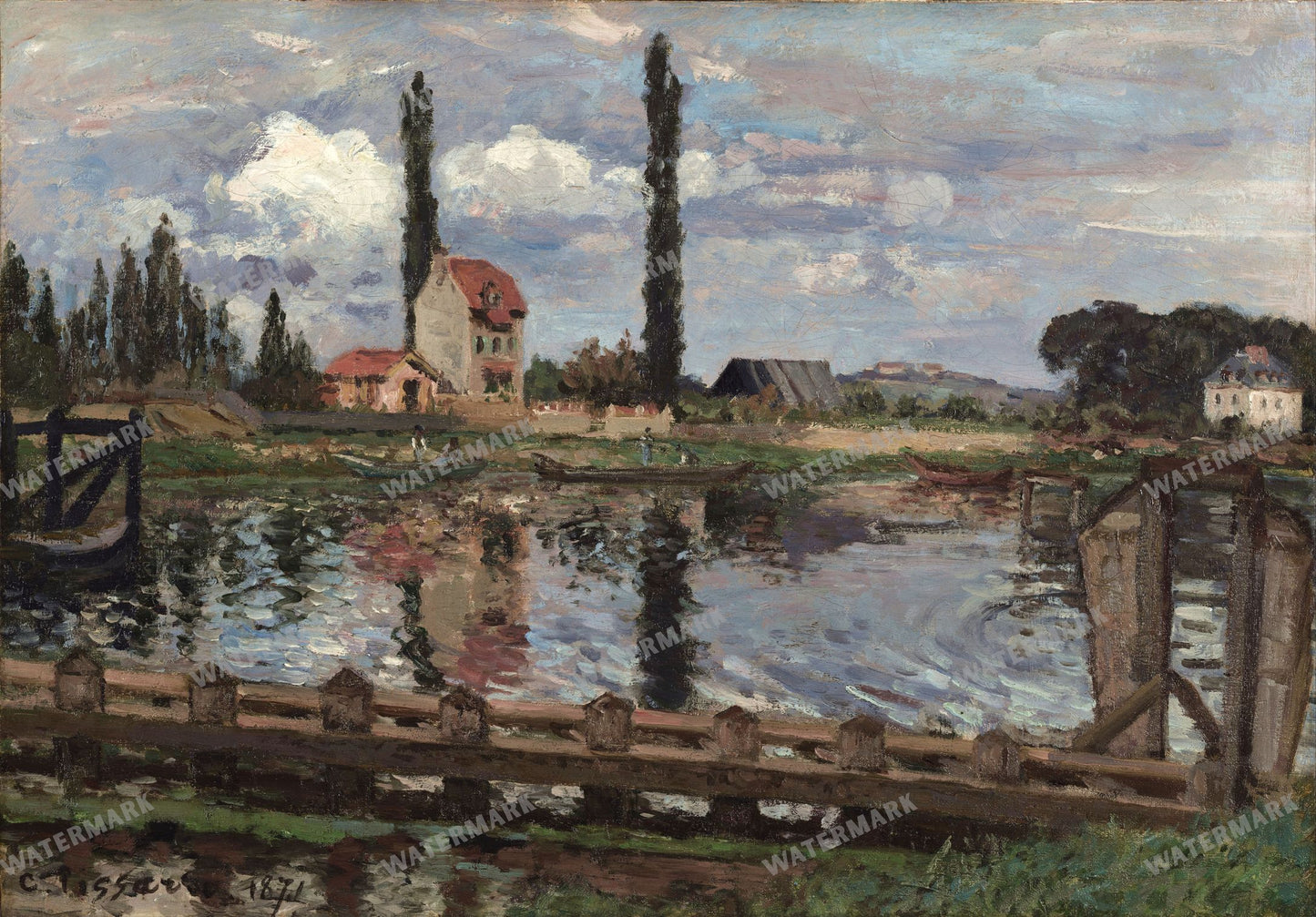 Pissaro Vintage Paintings