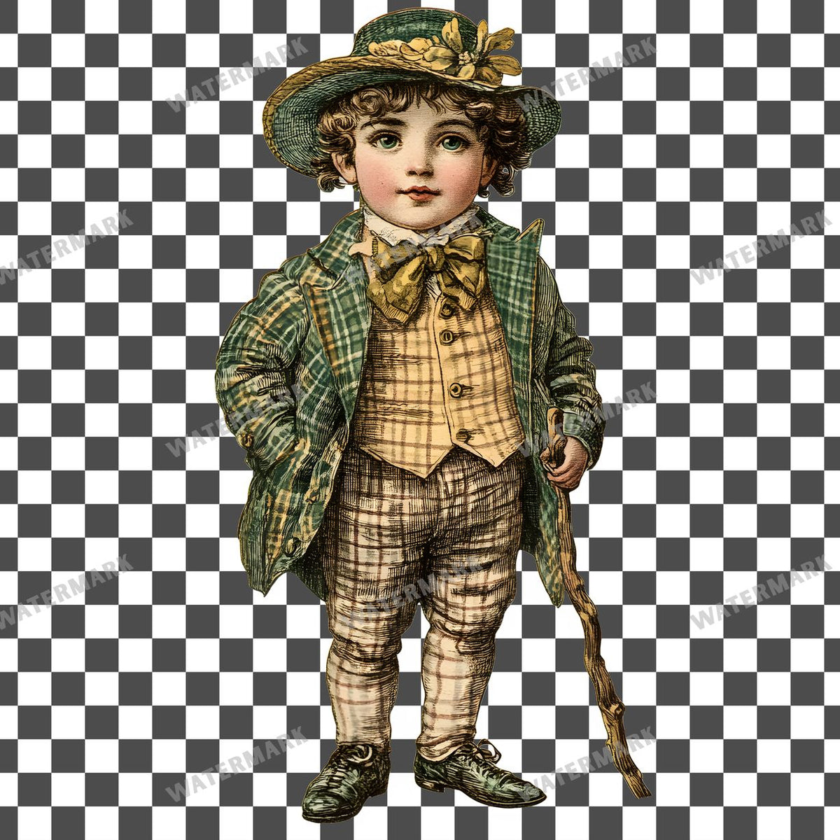 Toy Vintage Style Clipart Pngs