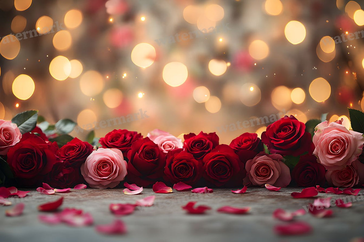 Valentine Rose Garden digital photo backdrop for photo editing, preview 26