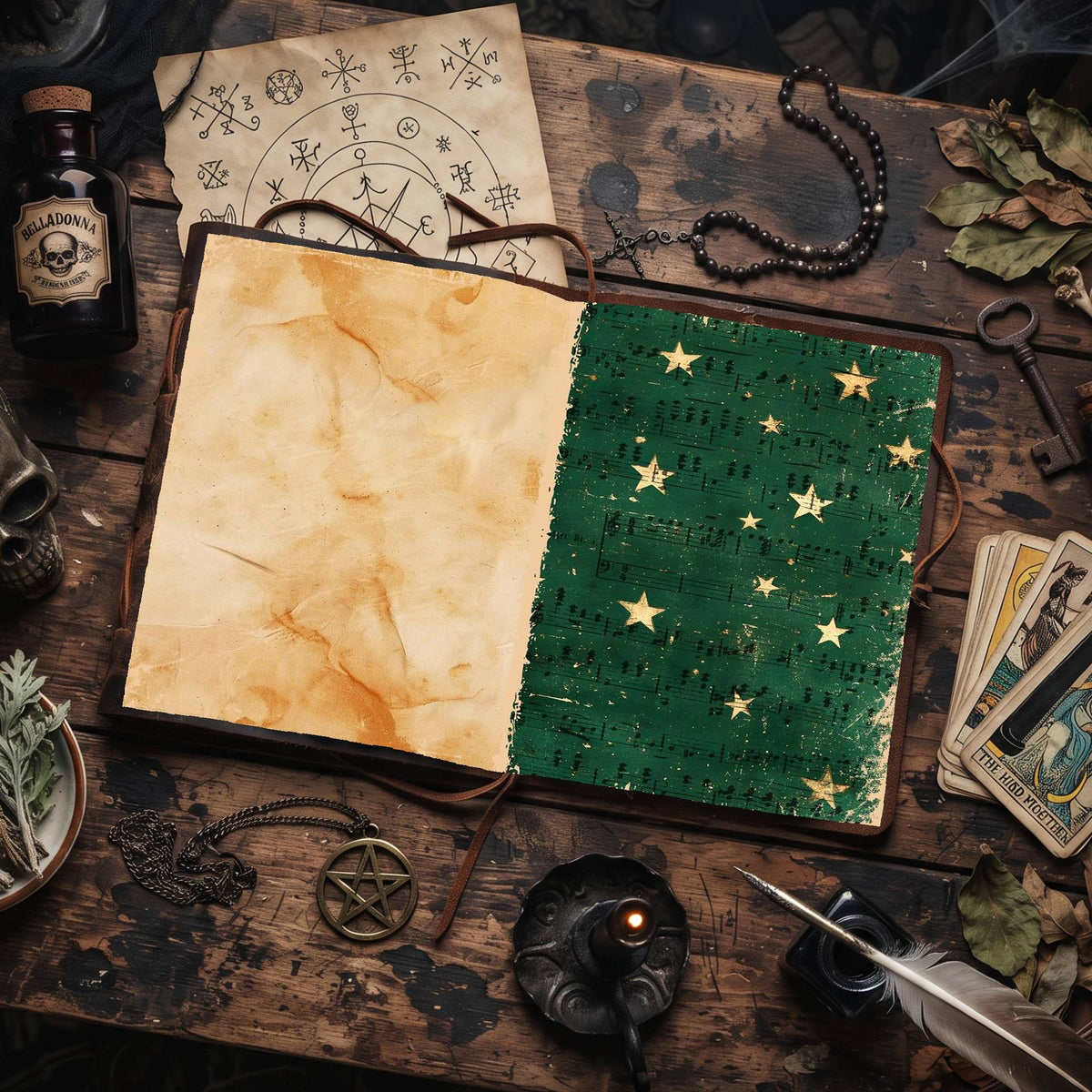 Witch printable junk journal paper, page preview 27