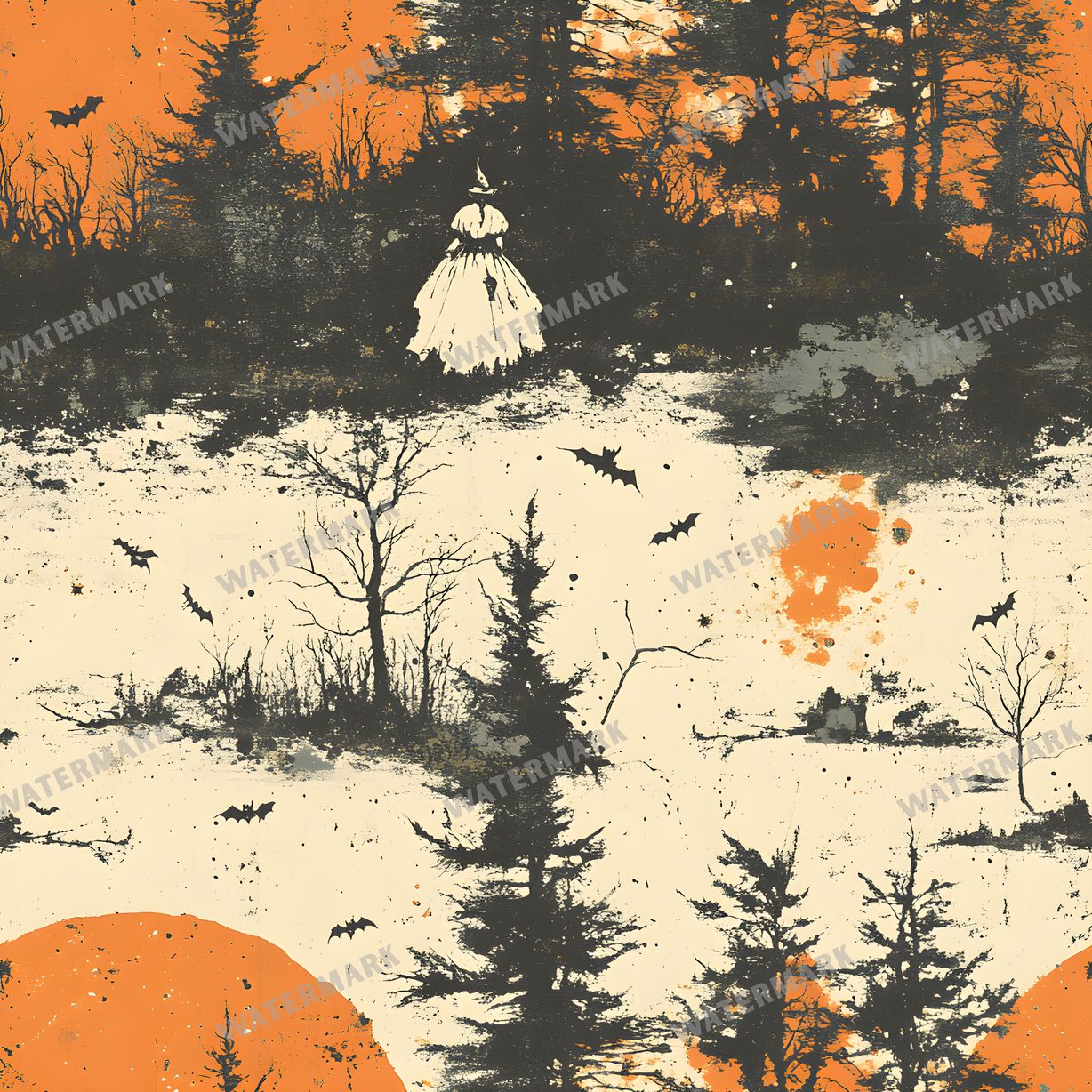 Witchcraft Seamless Pattern