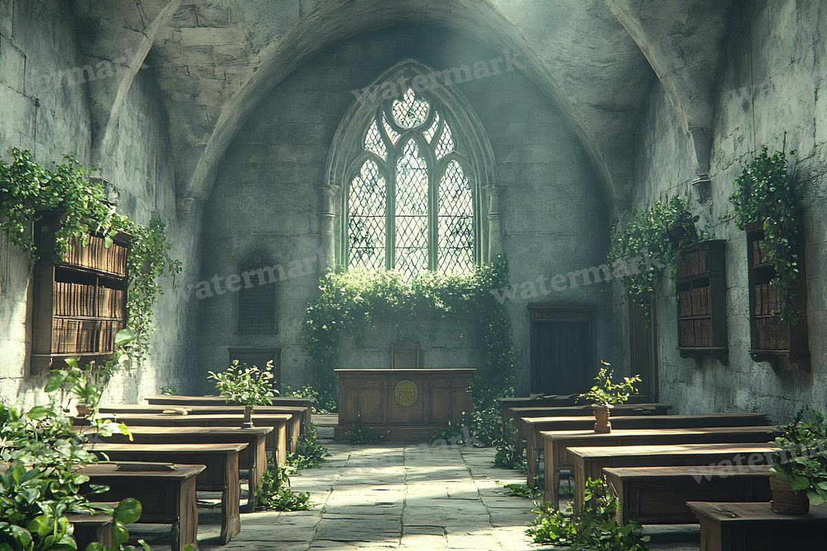 Wizarding Classroom Backdrop Images