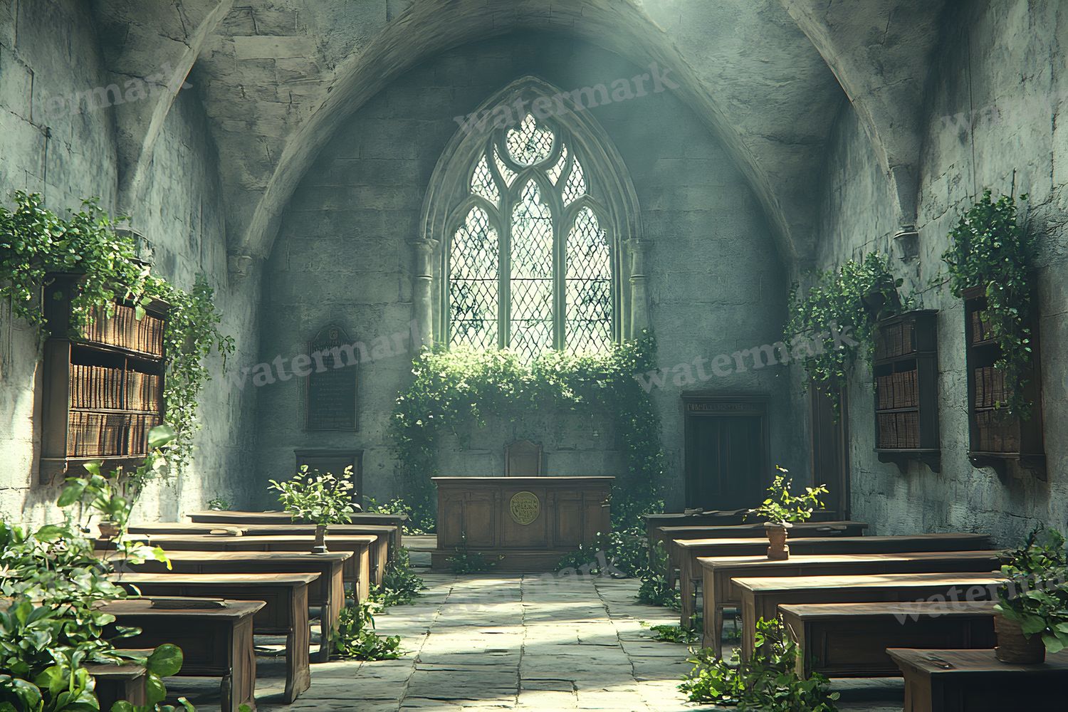 Wizarding Classroom Backdrop Images