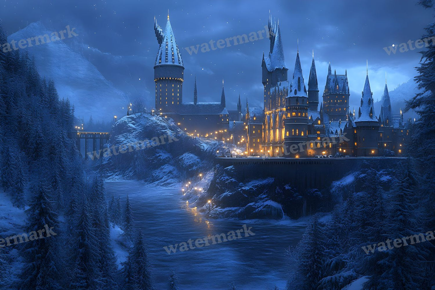 Wizarding School Backdrop Images