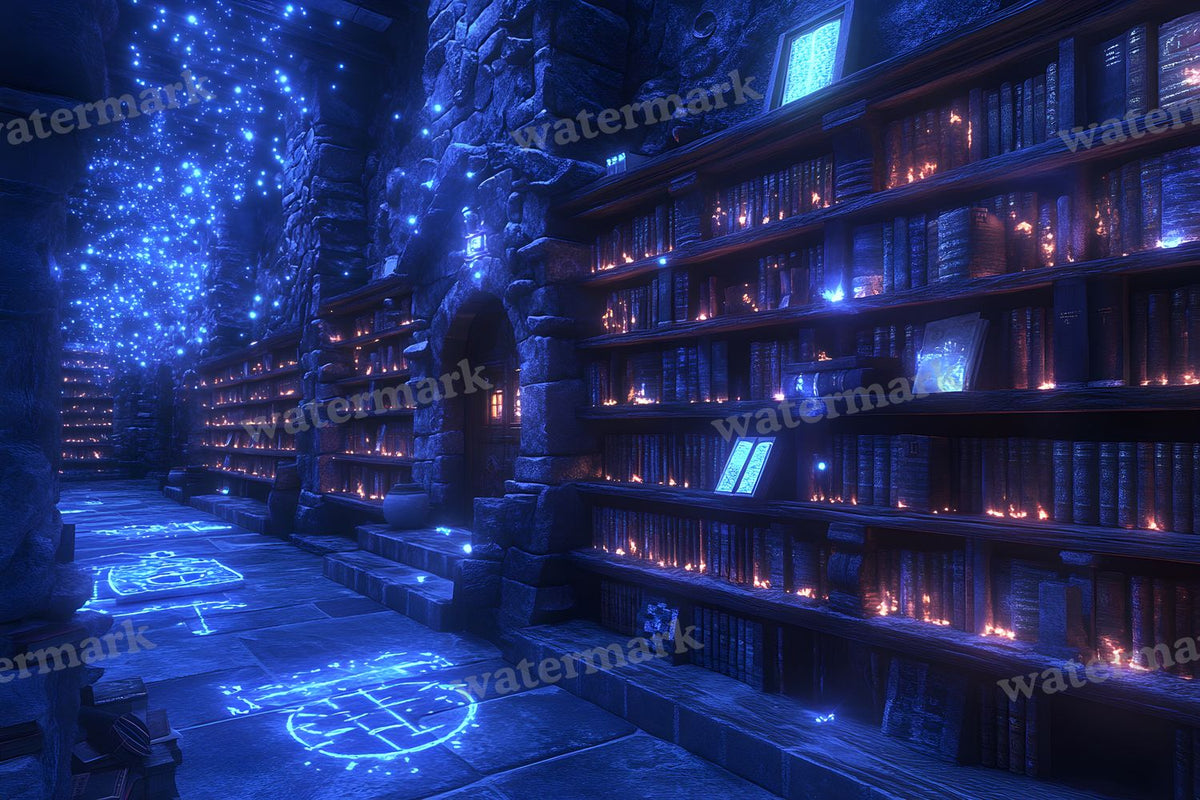 Wizards Library Backdrop Images
