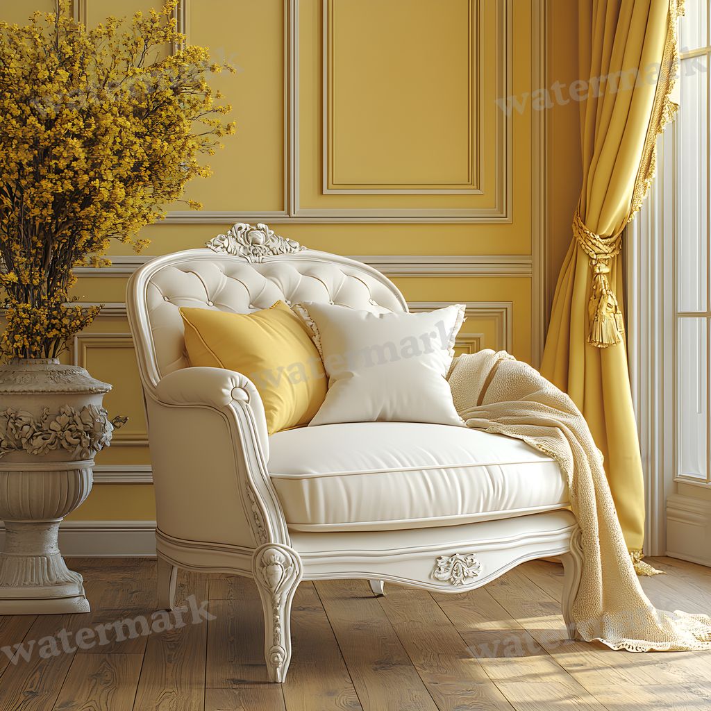 Yellow Pastel Room Backdrop Images