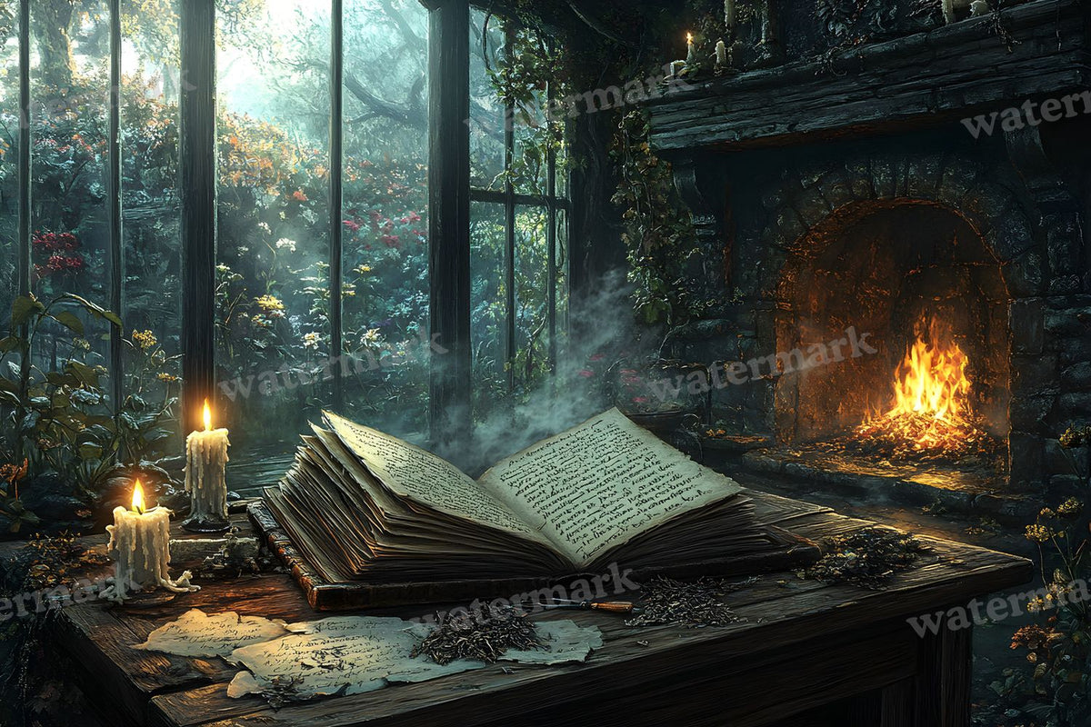 Ancient Witchgrimoire Backdrop Images