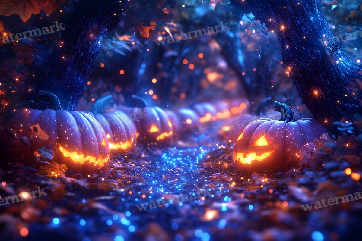 Pumpkin Grove Magic Backdrop Images