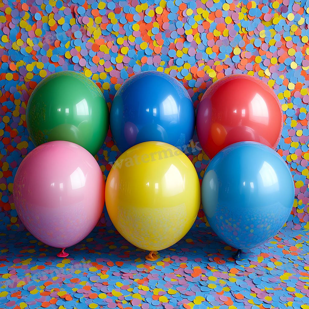 Rainbow Balloon Backdrop Images