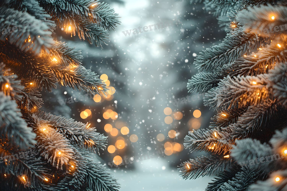 Snowy Forest Backdrop Images