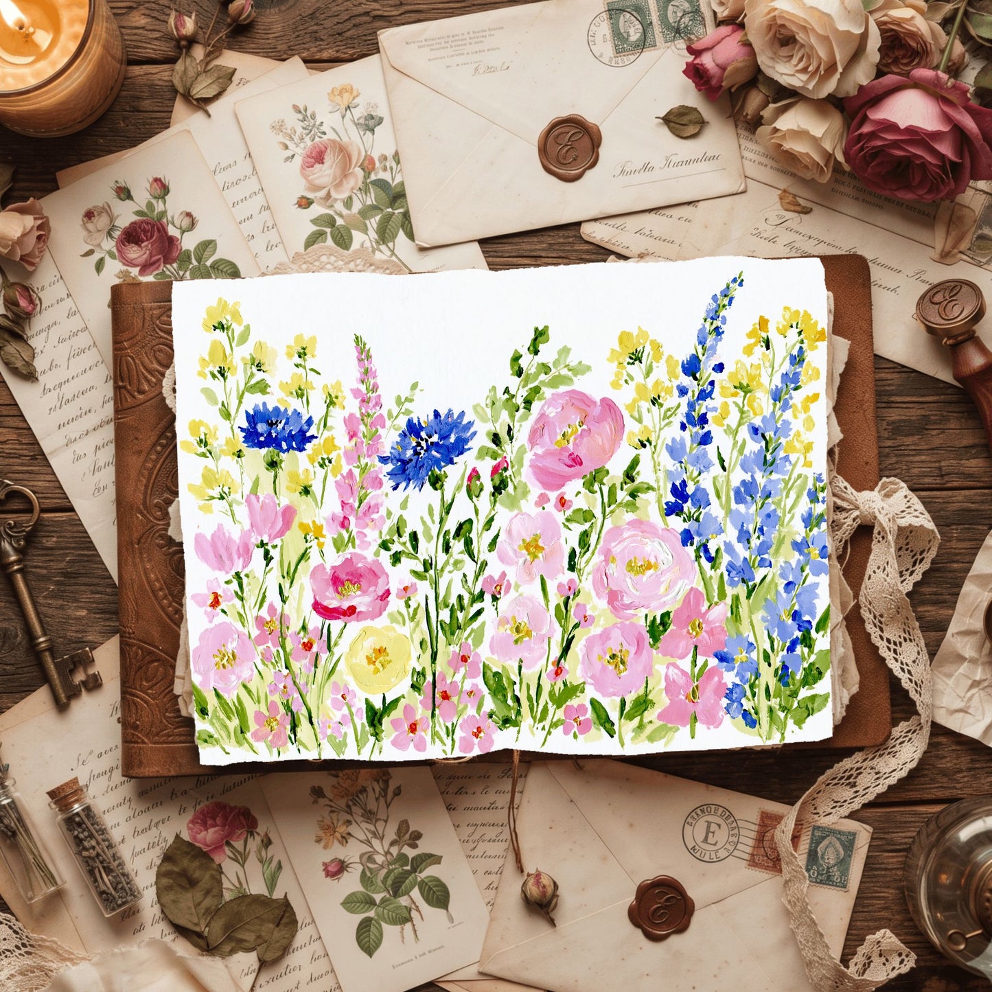 Soft Impressionist Landscape Painting
