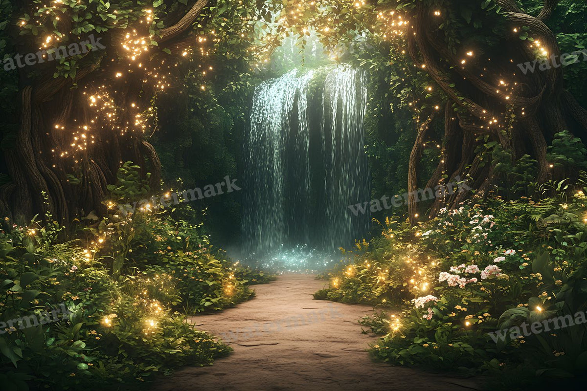 Sparkling Fairytale Forest Backdrop Images