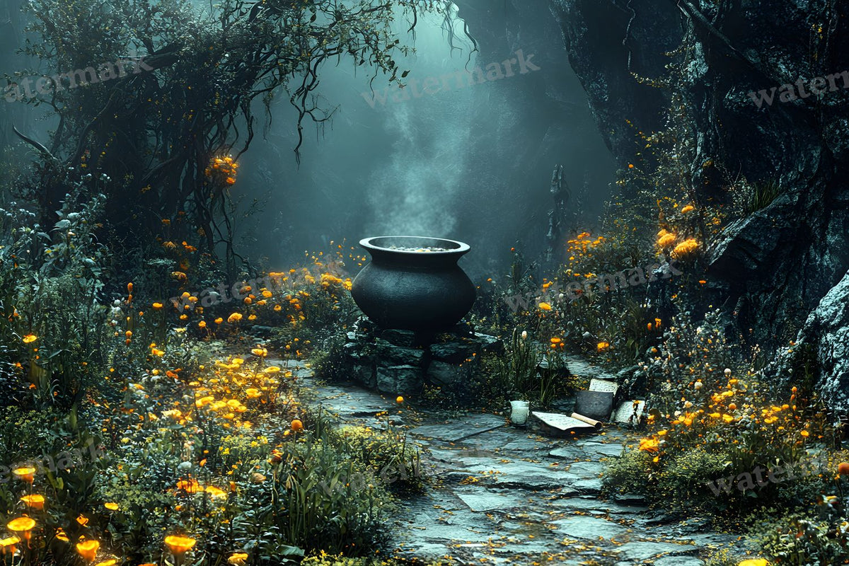 Wicked Witch Garden Backdrop Images