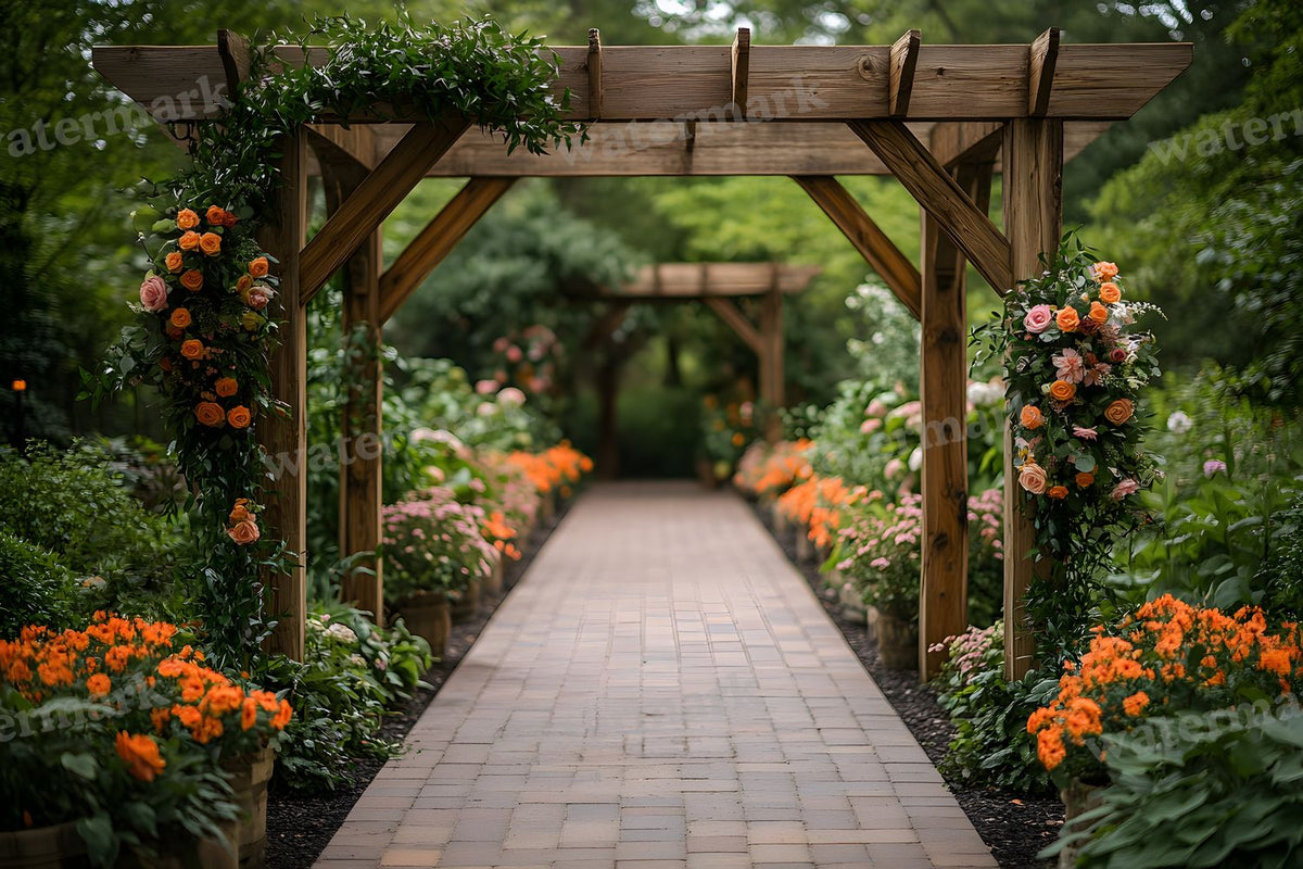 Botanical Wedding Backdrop Images
