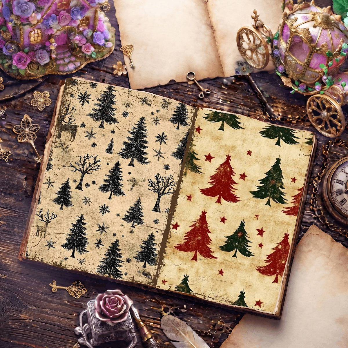 Christmas Digital Papers