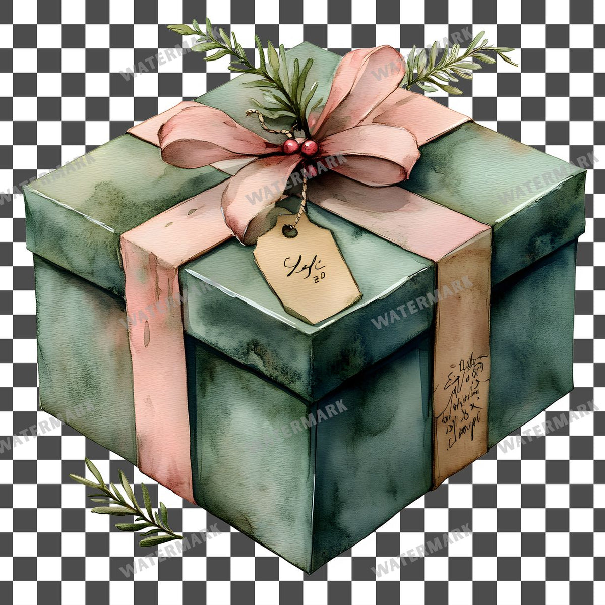 Christmas Kawaii Style Clipart Pngs