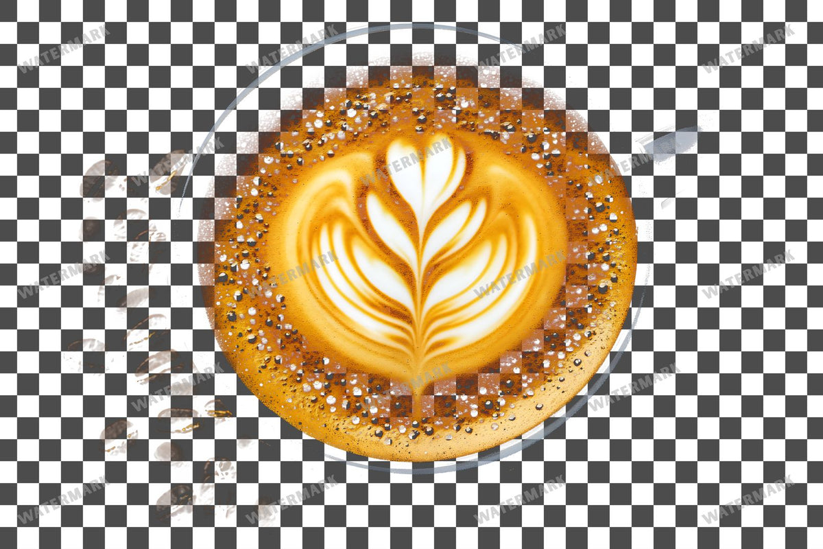 Coffee Cup PNG overlay on a transparent checkered background, preview 28