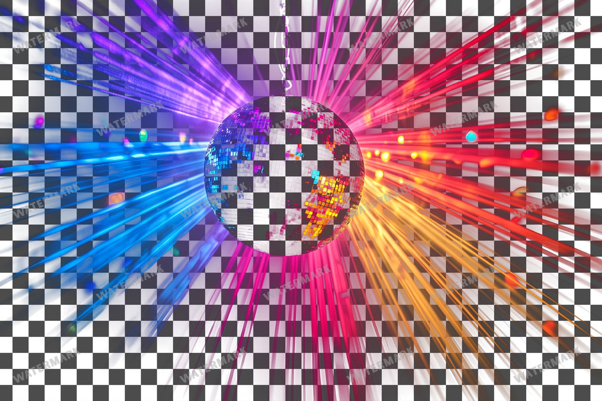 Disco Light Transparent Overlay Pngs