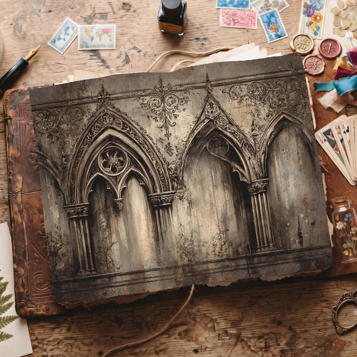 Gothic Digital Papers