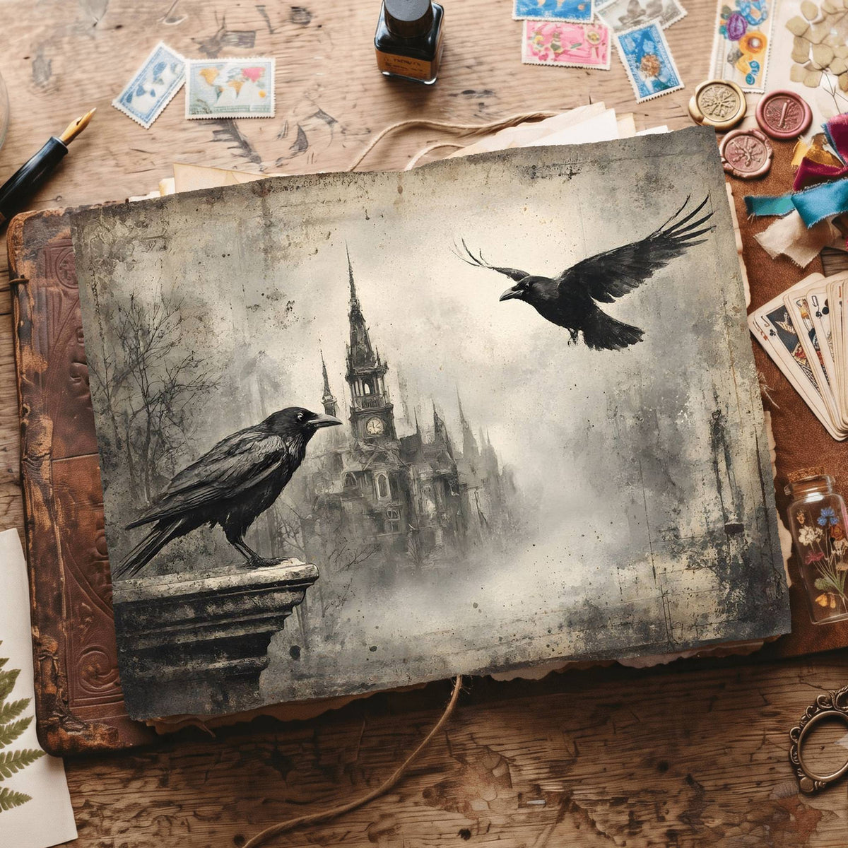 Gothic Digital Papers