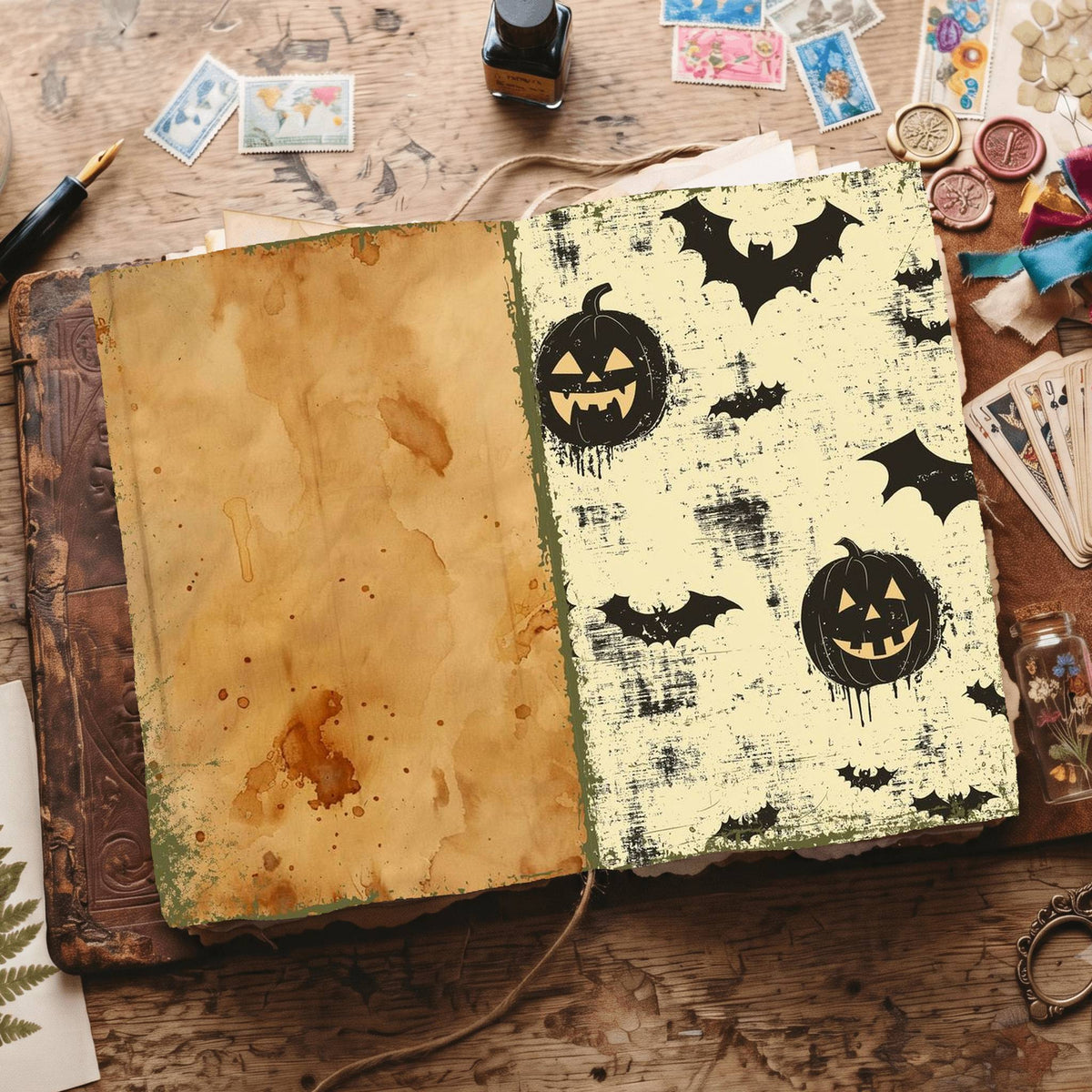 Halloween Digital Papers