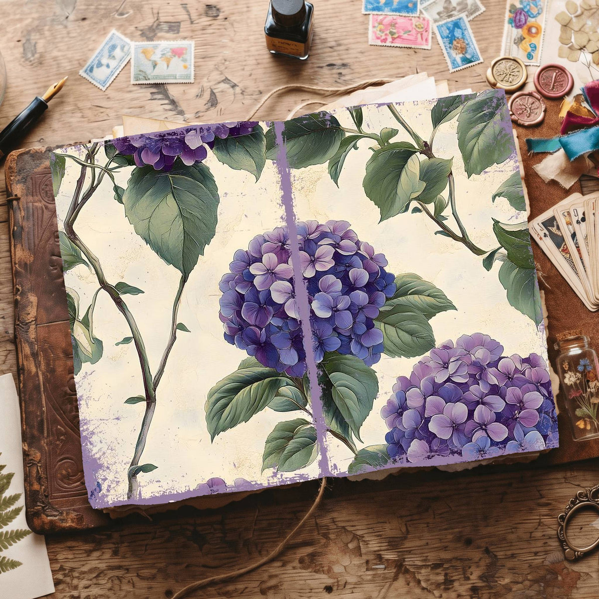 Hydrangea Digital Papers