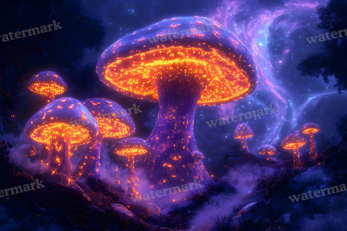 Mushroom Forest Backdrop Images