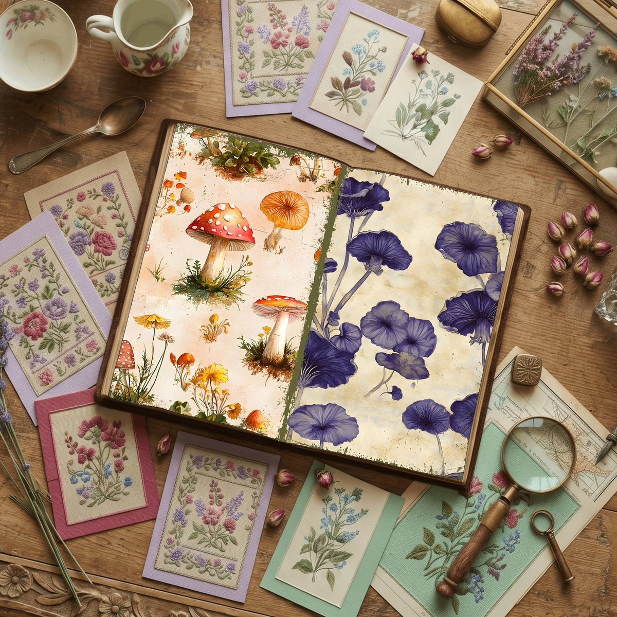 Mushroom Digital Papers