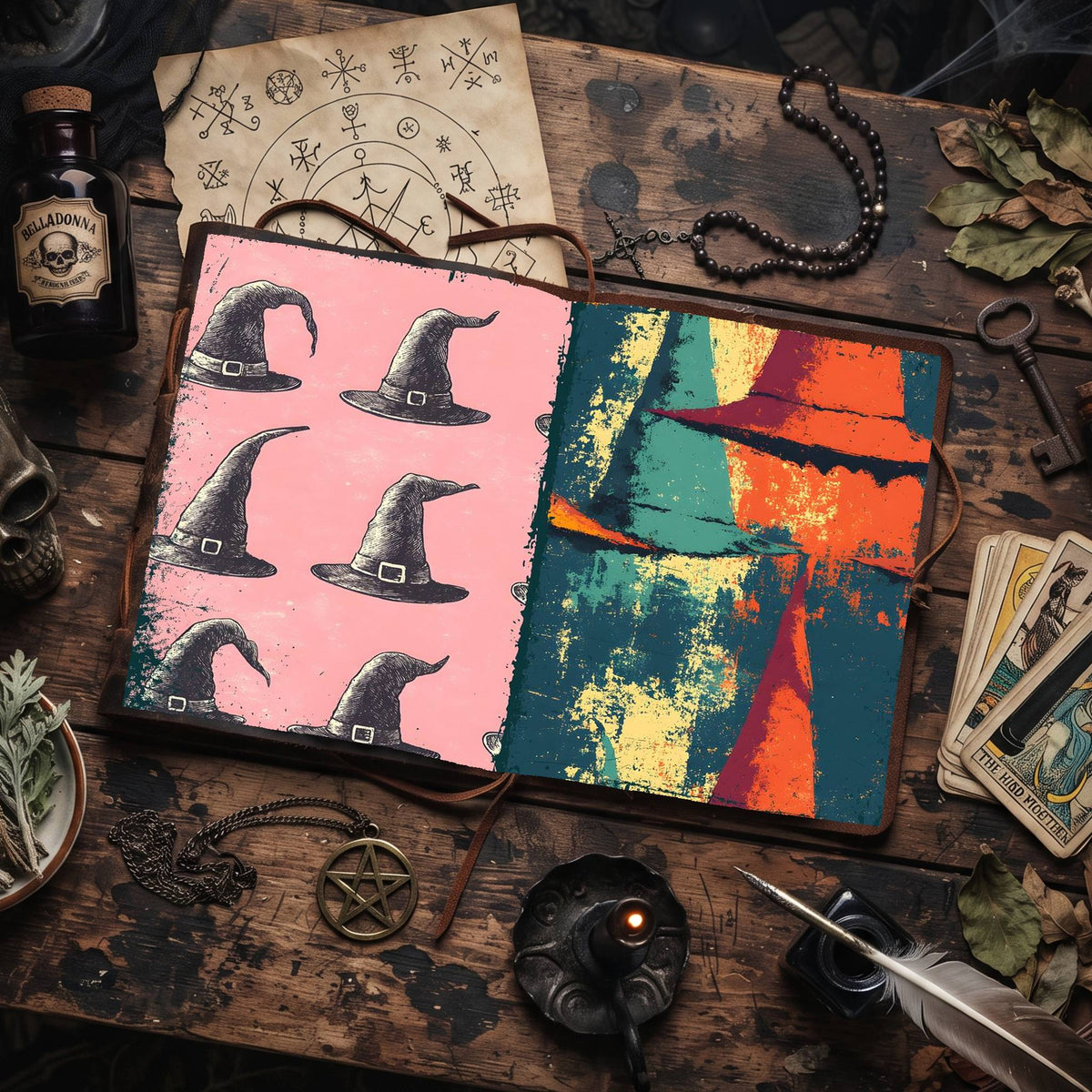 Witch printable junk journal paper, page preview 28