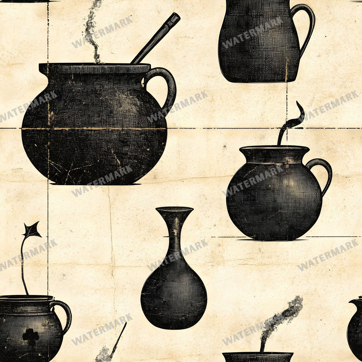 Witchcraft Seamless Pattern
