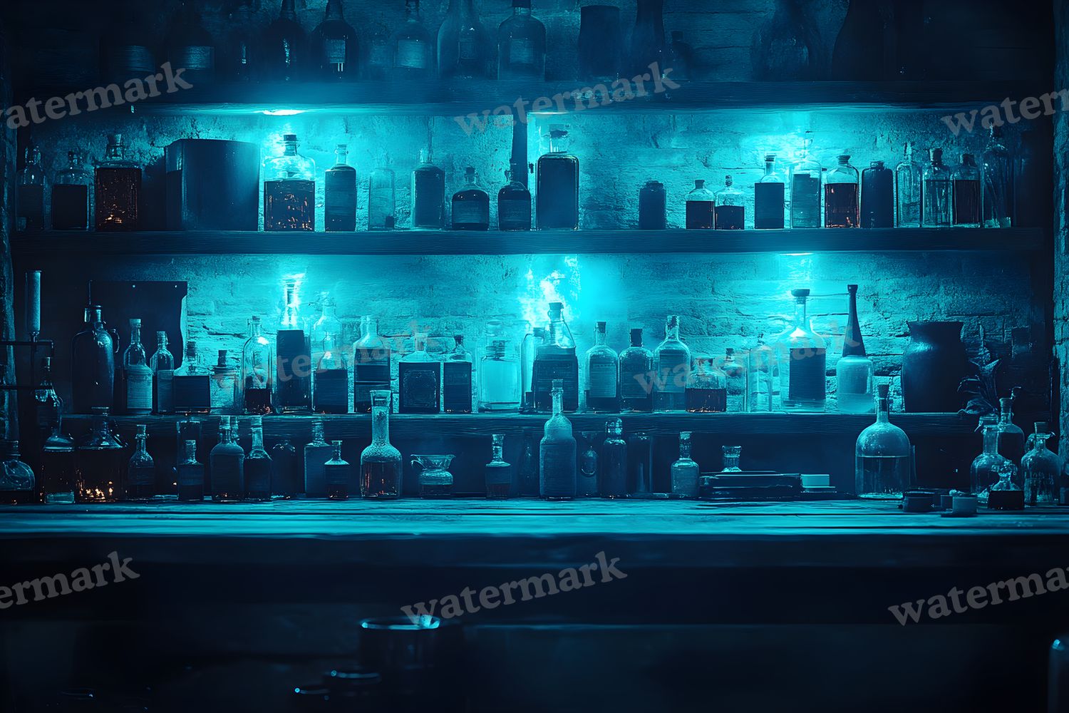 Witchs Apothecaryblue Backdrop Images