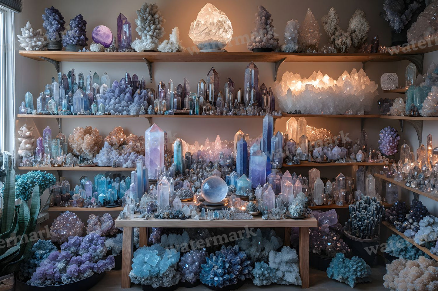 Witchs Crystal Den Backdrop Images