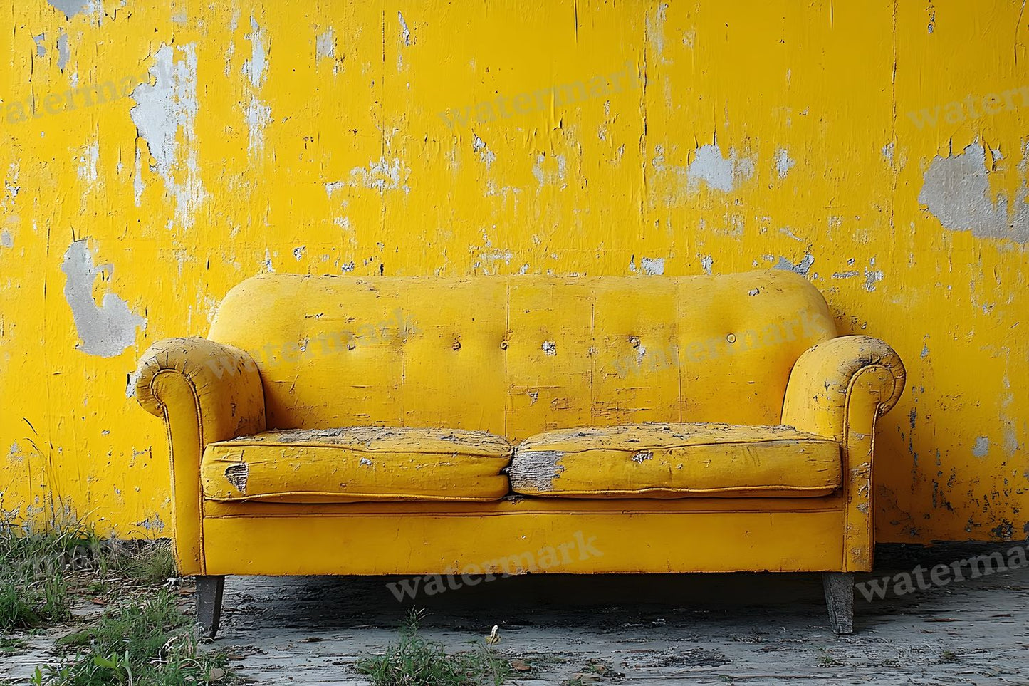 Yellow Vintage Room Backdrop Images