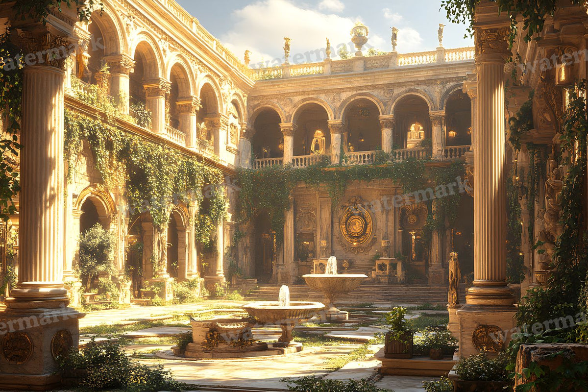 Ancient Roman Courtyard Backdrop Images