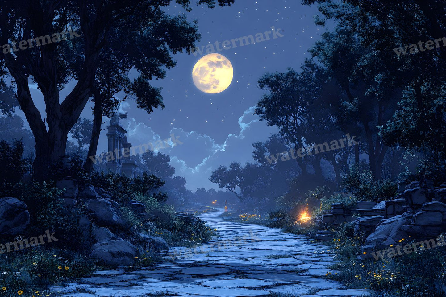 Ancient Roman Night Backdrop Images