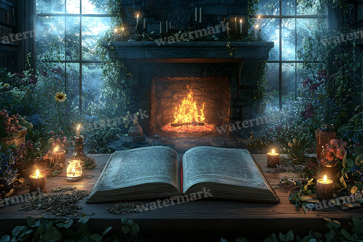 Ancient Witchgrimoire Backdrop Images