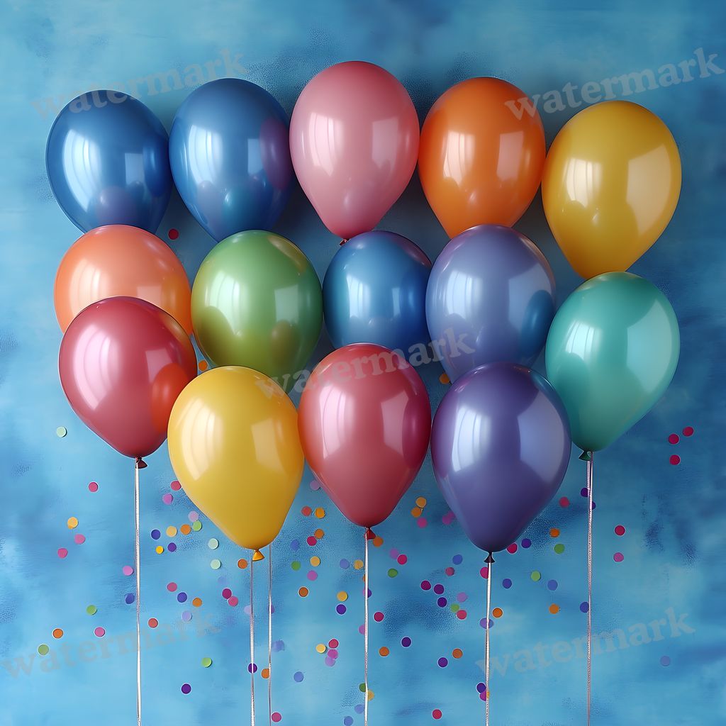 Rainbow Balloon Backdrop Images