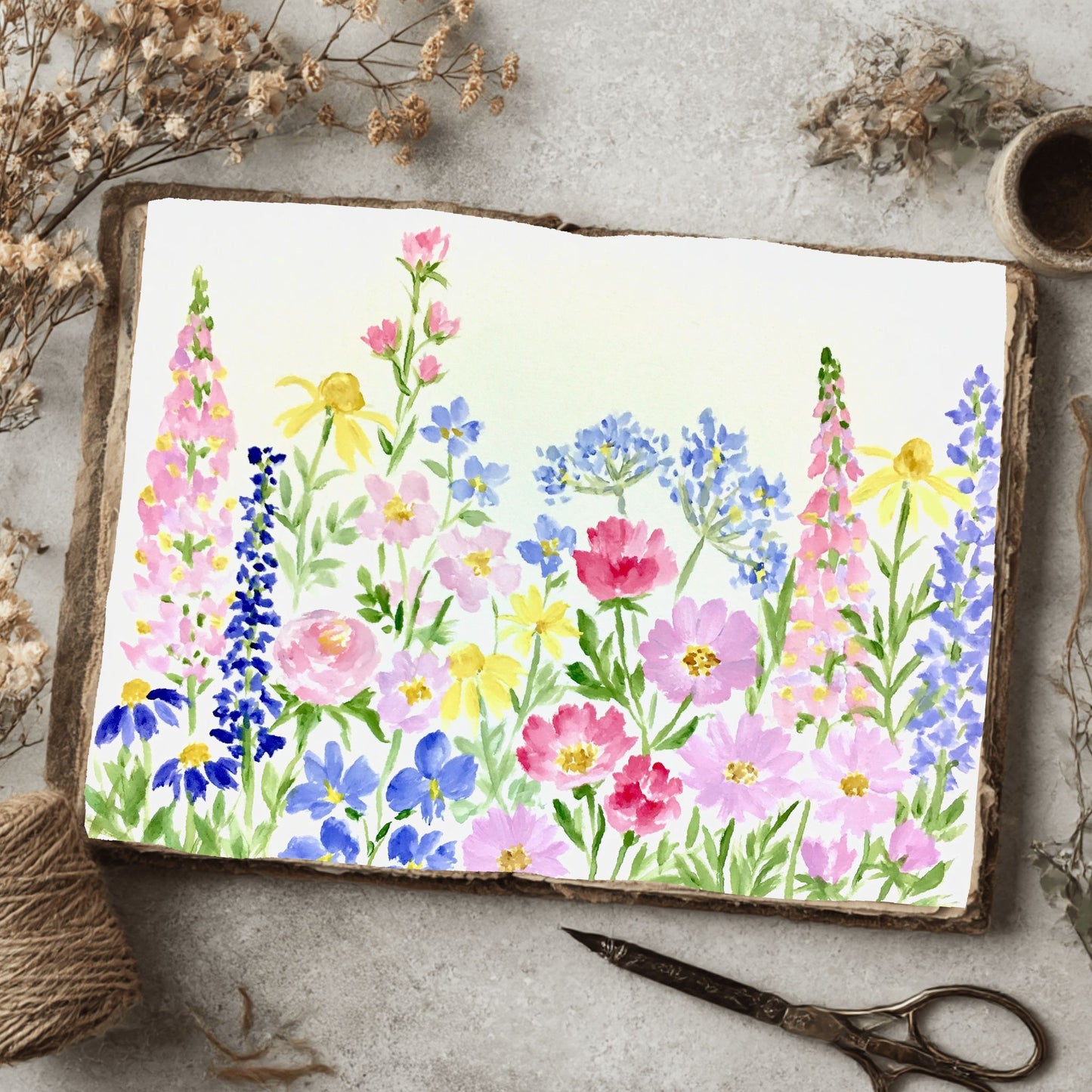Soft Impressionist Landscape Painting