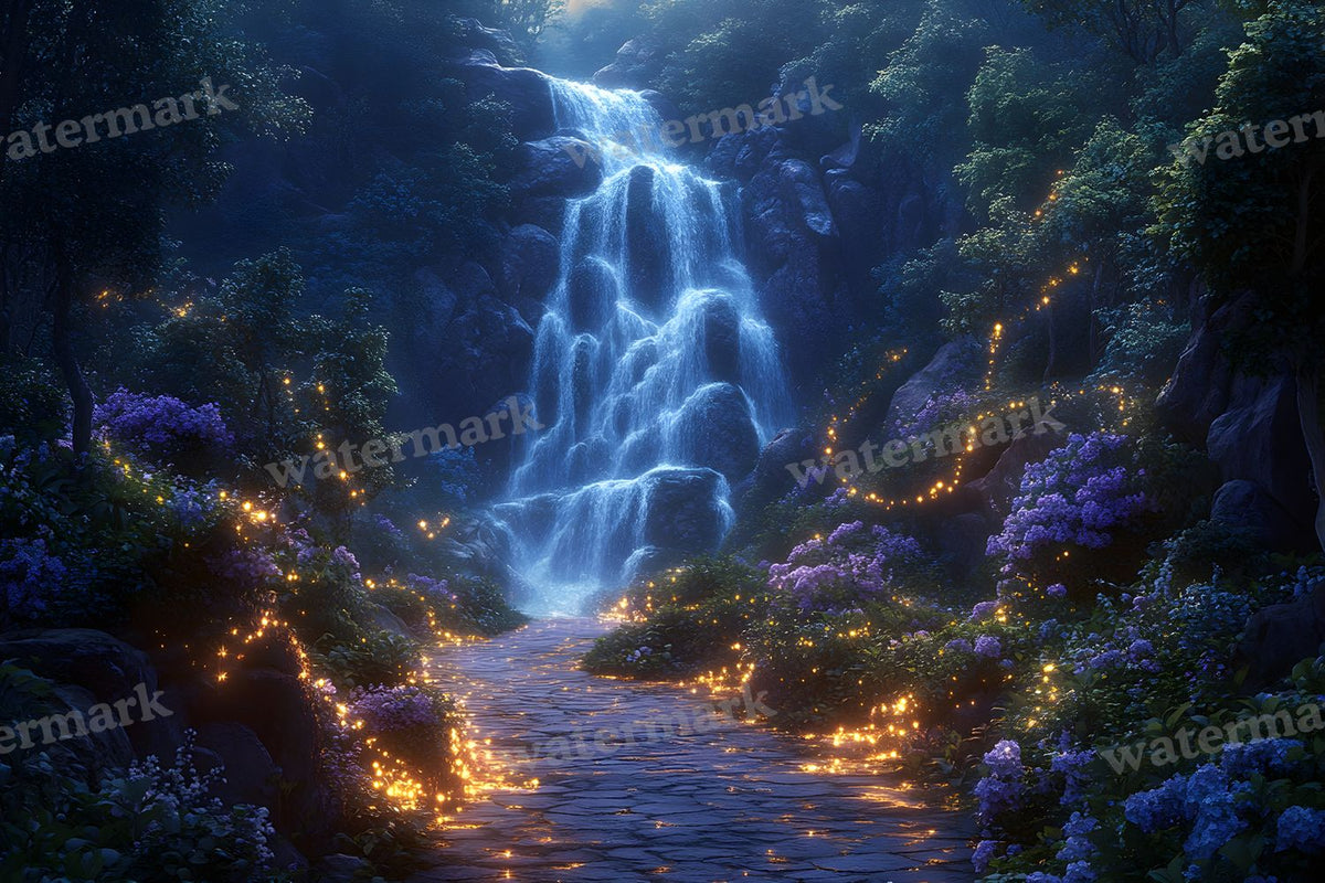 Sparkling Fairytale Forest Backdrop Images