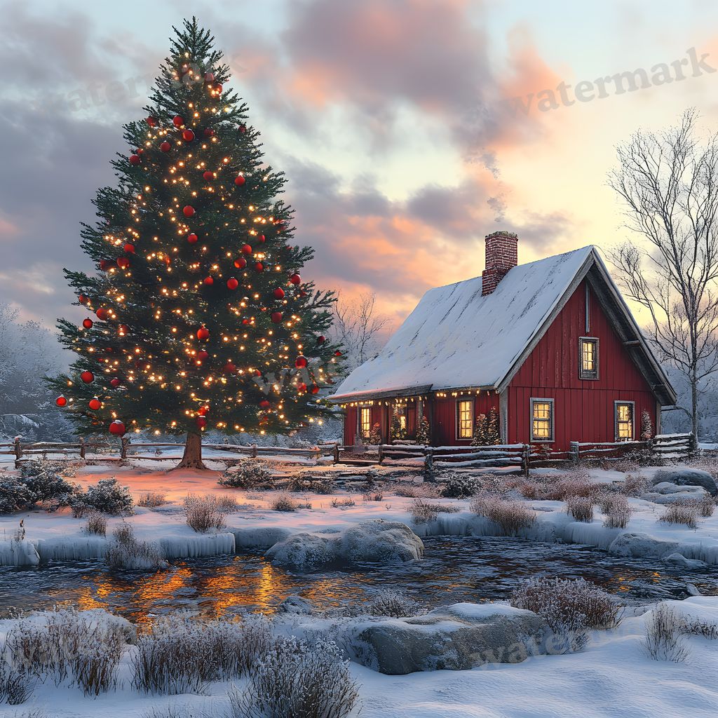 Classic Christmas Backdrop Images