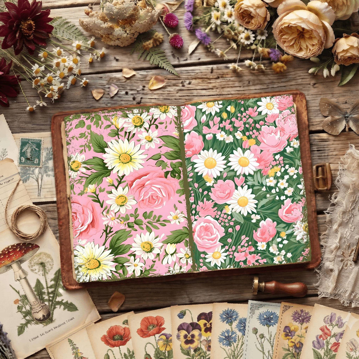 Floral Digital Papers