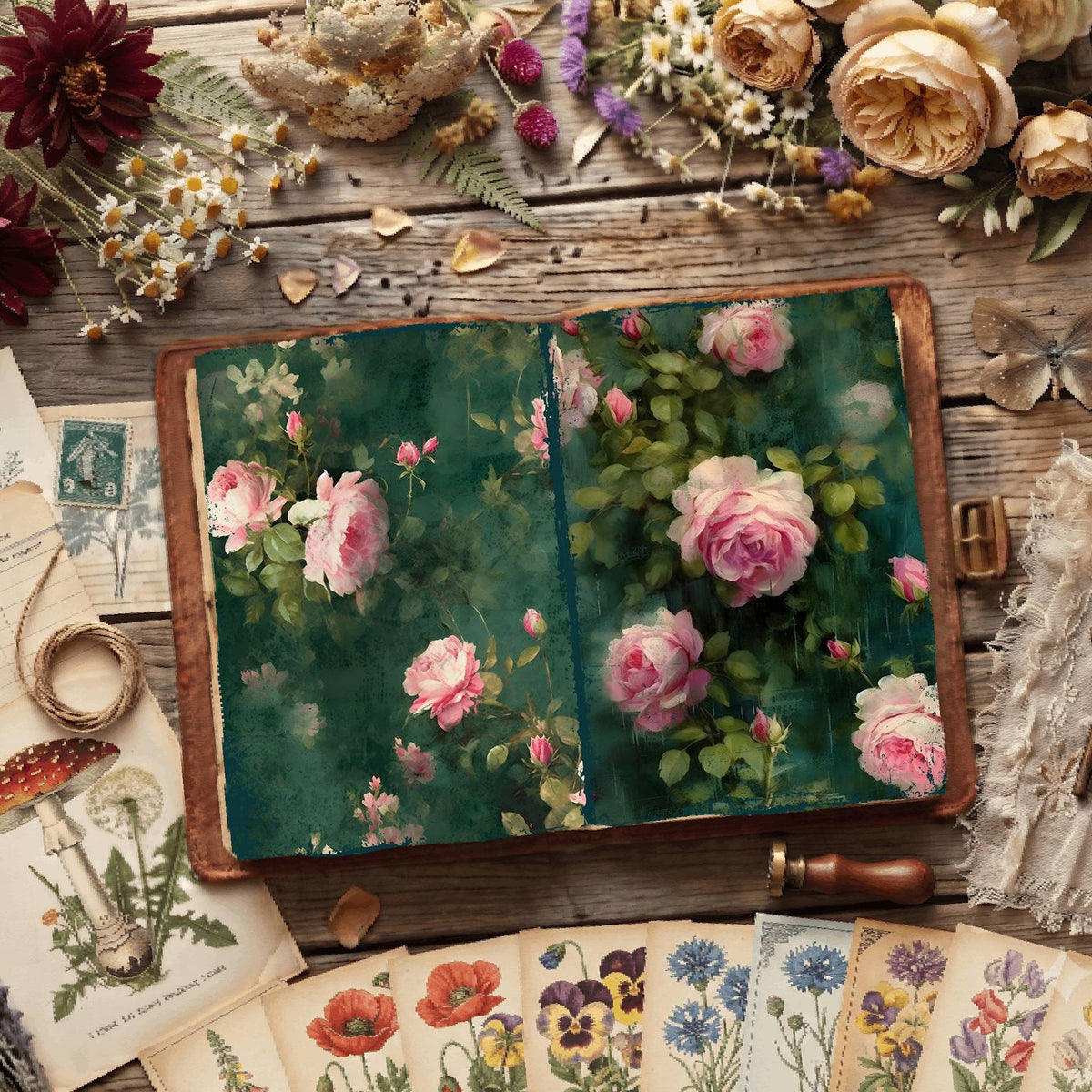 Floral Digital Papers