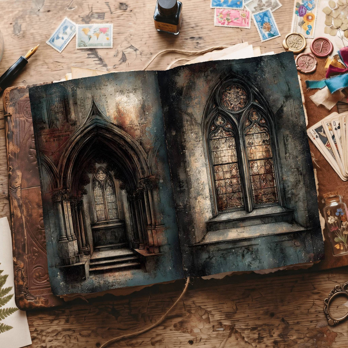 Gothic Digital Papers
