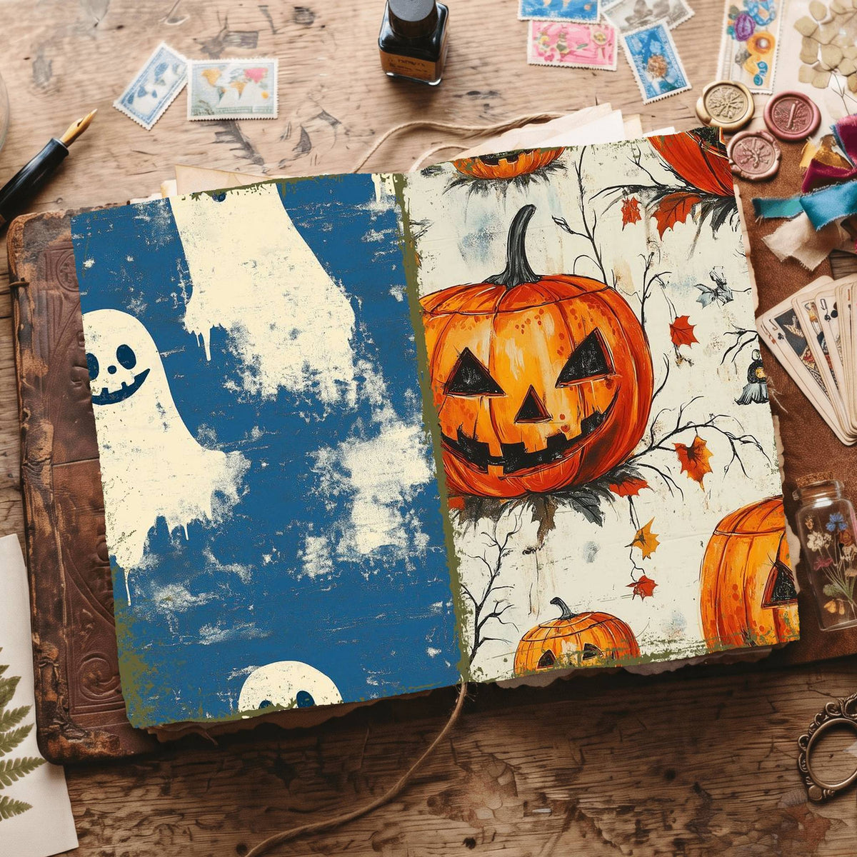 Halloween Digital Papers