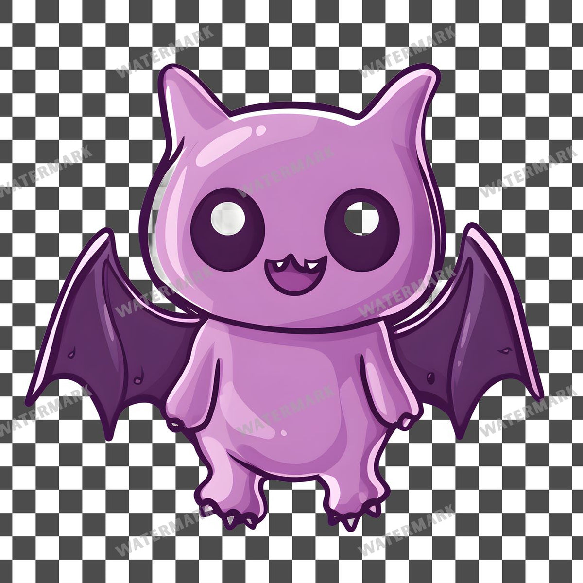 Halloween Kawaii Style Clipart Pngs