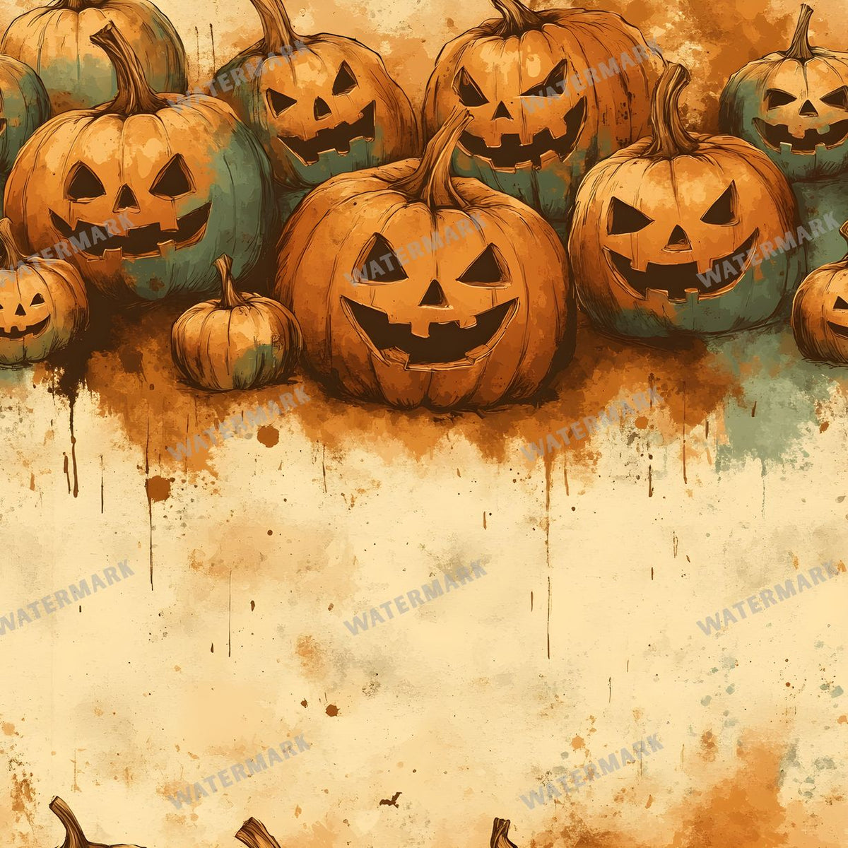 Halloween Seamless Pattern