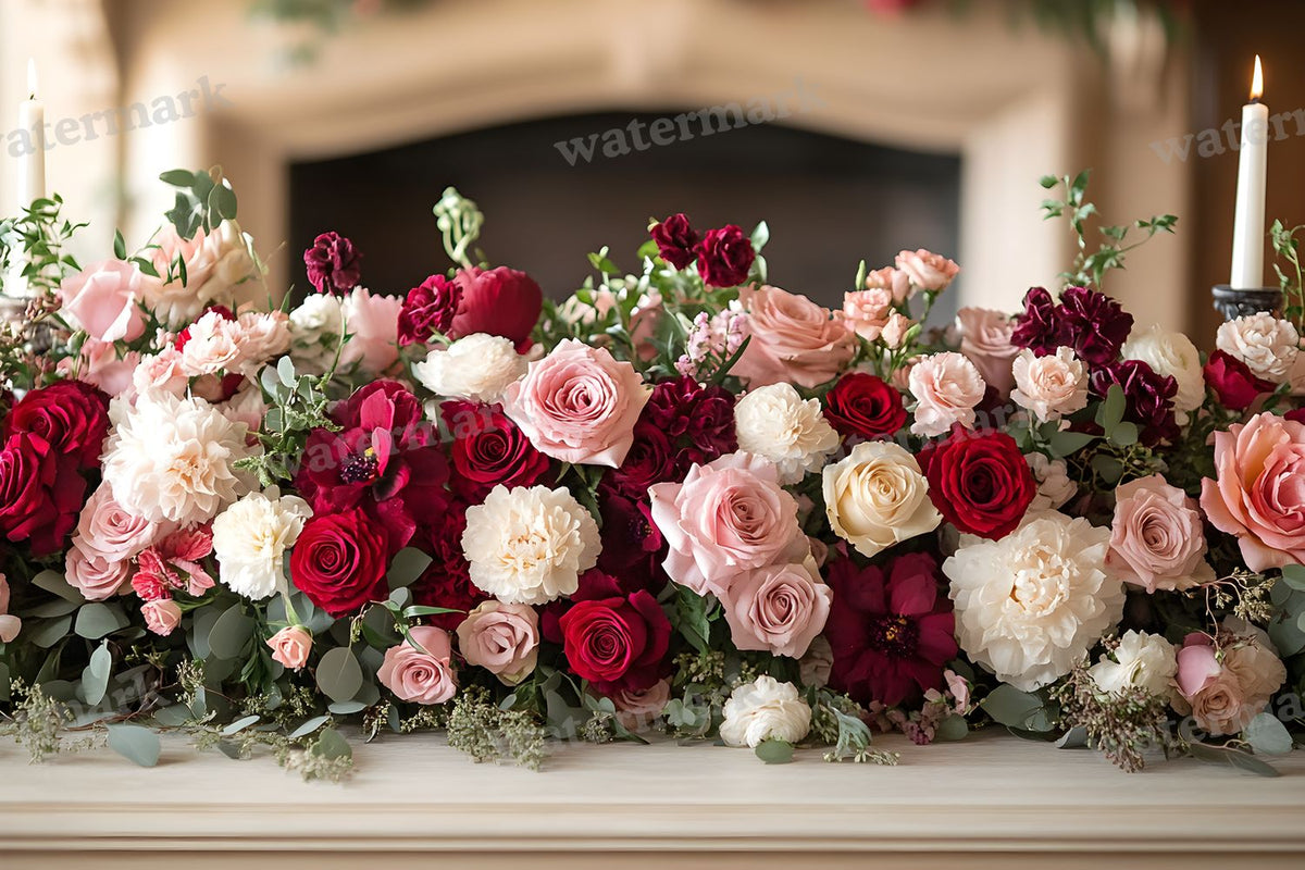 Valentine digital photo backdrop for photo editing, preview 28