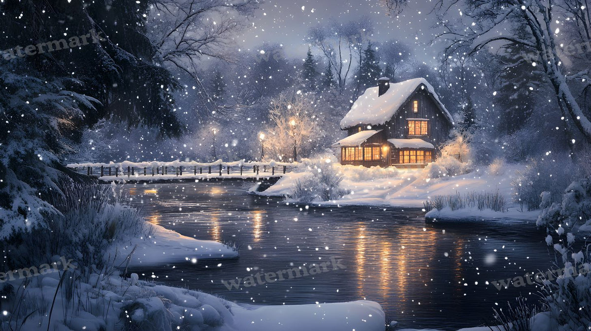 Winter Snow Backdrop Images