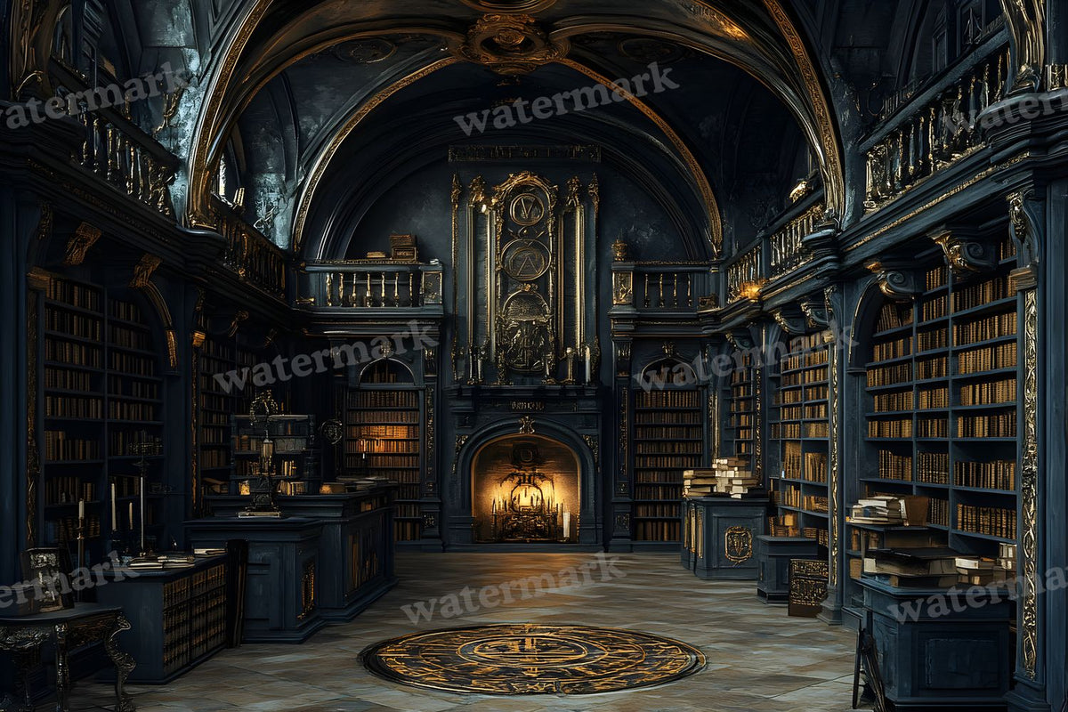 Wizards Library Backdrop Images