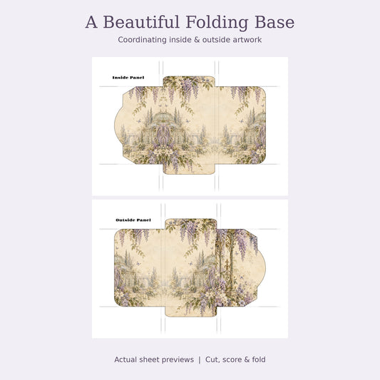 Wisteria & Secret Conservatory - Printable Folio Kit, A4 & US Letter PDF